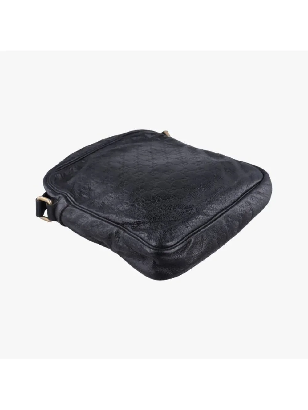 Gucci GG Supreme Messenger Black Leather